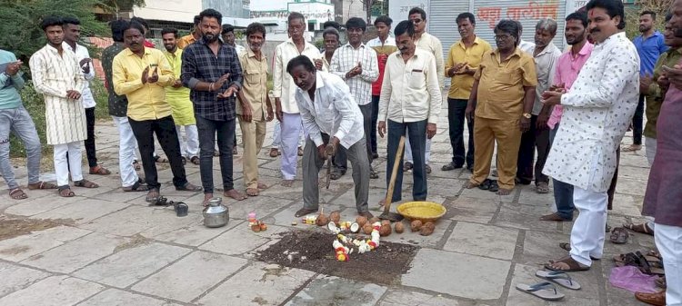 प्रभाग १३ अ मध्ये २० लाख रुपयांच्या विकासकामांचा शुभारंभ